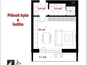 Prodej bytu 1+kk, Benešov, Suchánkova, 44 m2
