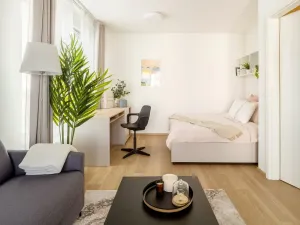 Pronájem bytu 1+kk, Plzeň - Skvrňany, Františka Kováříka, 39 m2