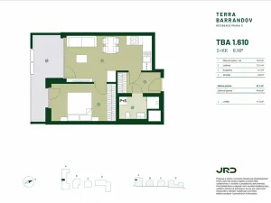 Prodej bytu 2+kk, Praha - Hlubočepy, Silurská, 45 m2