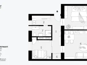 Pronájem bytu 3+1, Štramberk, Bařiny, 69 m2