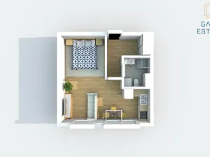 Pronájem bytu 1+kk, Bystřice pod Hostýnem, Sídliště, 35 m2