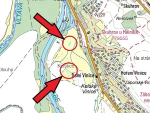 Prodej podílu pole, Kly, 1023 m2