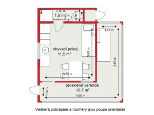 Prodej chaty, Okrouhlo, 25 m2