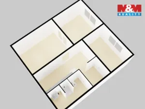 Prodej bytu 3+1, Klášterec nad Ohří, Školní, 66 m2