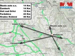 Pronájem bytu 2+1, Vamberk, Struha, 63 m2