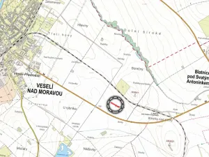 Prodej pole, Veselí nad Moravou, 2549 m2