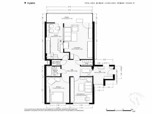 Prodej bytu 3+1, Praha - Michle, Ohradní, 81 m2