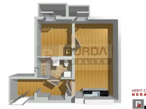 Pronájem bytu 2+kk, Neratovice, 35 m2