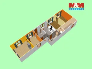 Prodej rodinného domu, Rataje nad Sázavou - Mirošovice, 95 m2