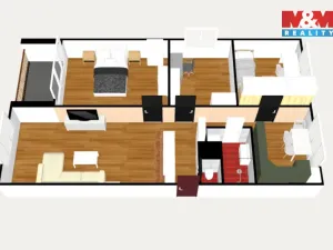 Prodej bytu 4+1, Chodov, Čapkova, 83 m2