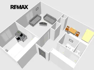 Pronájem bytu 2+1, Plzeň, Topolová, 57 m2