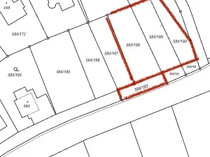 Prodej pozemku pro bydlení, Pátek, 1183 m2