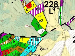 Dražba lesa, Rabí, 7006 m2