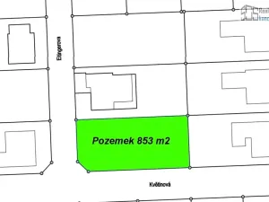 Prodej pozemku pro bydlení, Pohořelice, Eitingerova, 853 m2