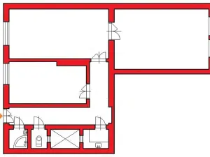 Pronájem kanceláře, Praha - Nové Město, Fügnerovo náměstí, 85 m2