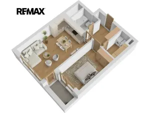 Pronájem bytu 2+kk, Praha - Kamýk, Zimova, 58 m2