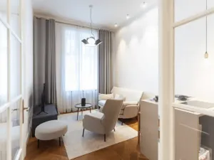 Pronájem bytu 2+kk, Praha - Nové Město, Dlážděná, 41 m2