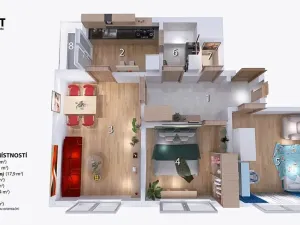 Prodej bytu 3+1, Brno, Mendlovo náměstí, 68 m2