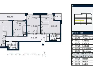 Pronájem bytu 4+kk, Praha - Strašnice, Zvěřinova, 117 m2