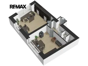 Pronájem kanceláře, Plzeň, Škroupova, 51 m2