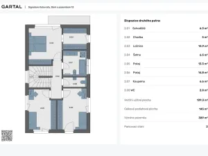 Prodej rodinného domu, Praha - Kolovraty, Měsíčková, 145 m2