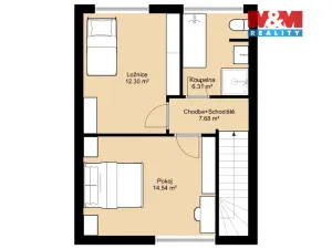 Prodej rodinného domu, Mukařov - Srbín, Akátová, 80 m2