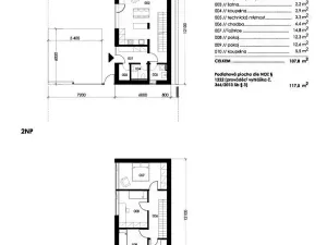 Pronájem rodinného domu, Plzeň, Dlasková, 108 m2