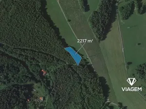 Prodej lesa, Loužnice, 2217 m2
