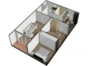 Prodej bytu 3+1, Bavorov, Na Sídlišti, 70 m2