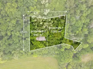 Prodej pozemku pro bydlení, Vráž, 1000 m2