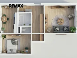 Prodej bytu 2+1, Česká Lípa, Myslbekova, 56 m2