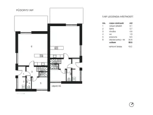 Pronájem rodinného domu, Praha - Vinoř, Lipoltická, 114 m2