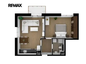 Pronájem bytu 2+kk, Plzeň, Pecháčkova, 47 m2
