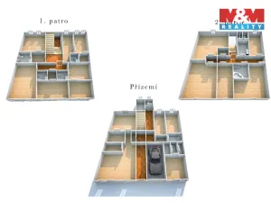 Prodej rodinného domu, Teplice - Trnovany, Emilie Dvořákové, 360 m2