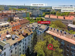 Prodej bytu 2+kk, Praha - Libeň, Na Rokytce, 50 m2