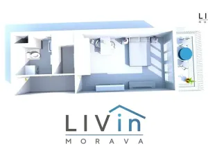 Pronájem bytu 1+kk, Olomouc, Janského, 37 m2