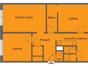 Prodej bytu 3+1, České Budějovice, Pekárenská, 79 m2