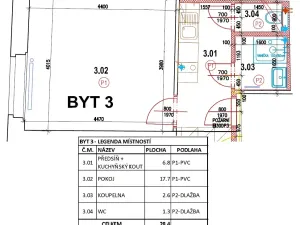 Pronájem bytu 1+kk, Liběchov, nám. V. Levého, 28 m2