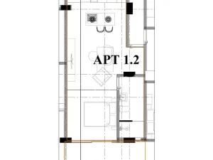 Prodej bytu 2+kk, Kerobokan, Indonésie, 38 m2