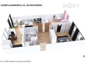 Pronájem bytu 3+1, Šumperk, Čajkovského, 77 m2