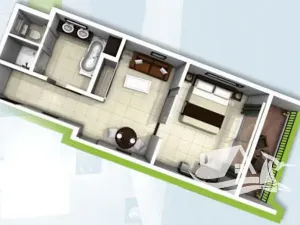 Prodej atypického bytu, Santa Maria, Kapverdy, 45 m2