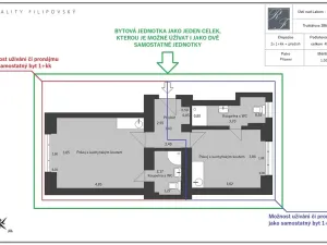 Prodej bytu 2+kk, Ústí nad Labem, Truhlářova, 40 m2