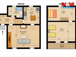 Prodej rodinného domu, Zruč nad Sázavou, Ke Ctiborkám, 65 m2
