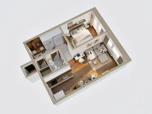 Prodej bytu 2+kk, Rakovník, V Lukách, 41 m2