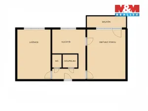 Prodej bytu 2+1, Ostrava - Poruba, Sokolovská, 52 m2