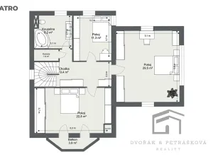 Prodej rodinného domu, Vrané nad Vltavou, Kruhová, 154 m2