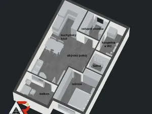 Prodej bytu 2+kk, Brno, Řípská, 67 m2