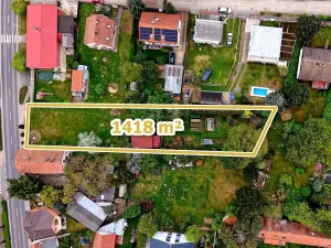Prodej pozemku, Praha, 1418 m2