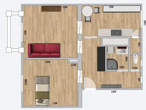 Prodej bytu 2+1, Rakovník, Prokopova, 58 m2