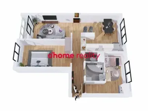 Pronájem bytu 3+kk, Olomouc, Skupova, 68 m2